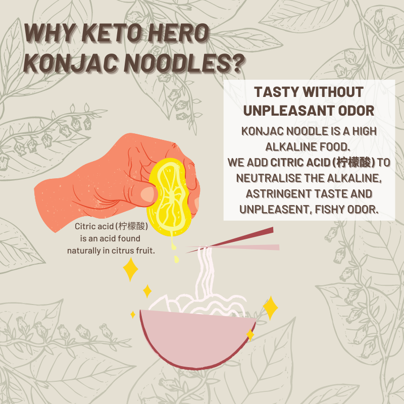 Keto Hero Low Calories Konjac Noodles