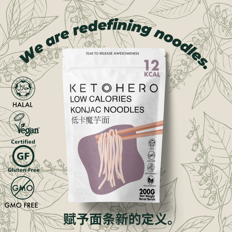 Keto Hero Low Calories Konjac Noodles